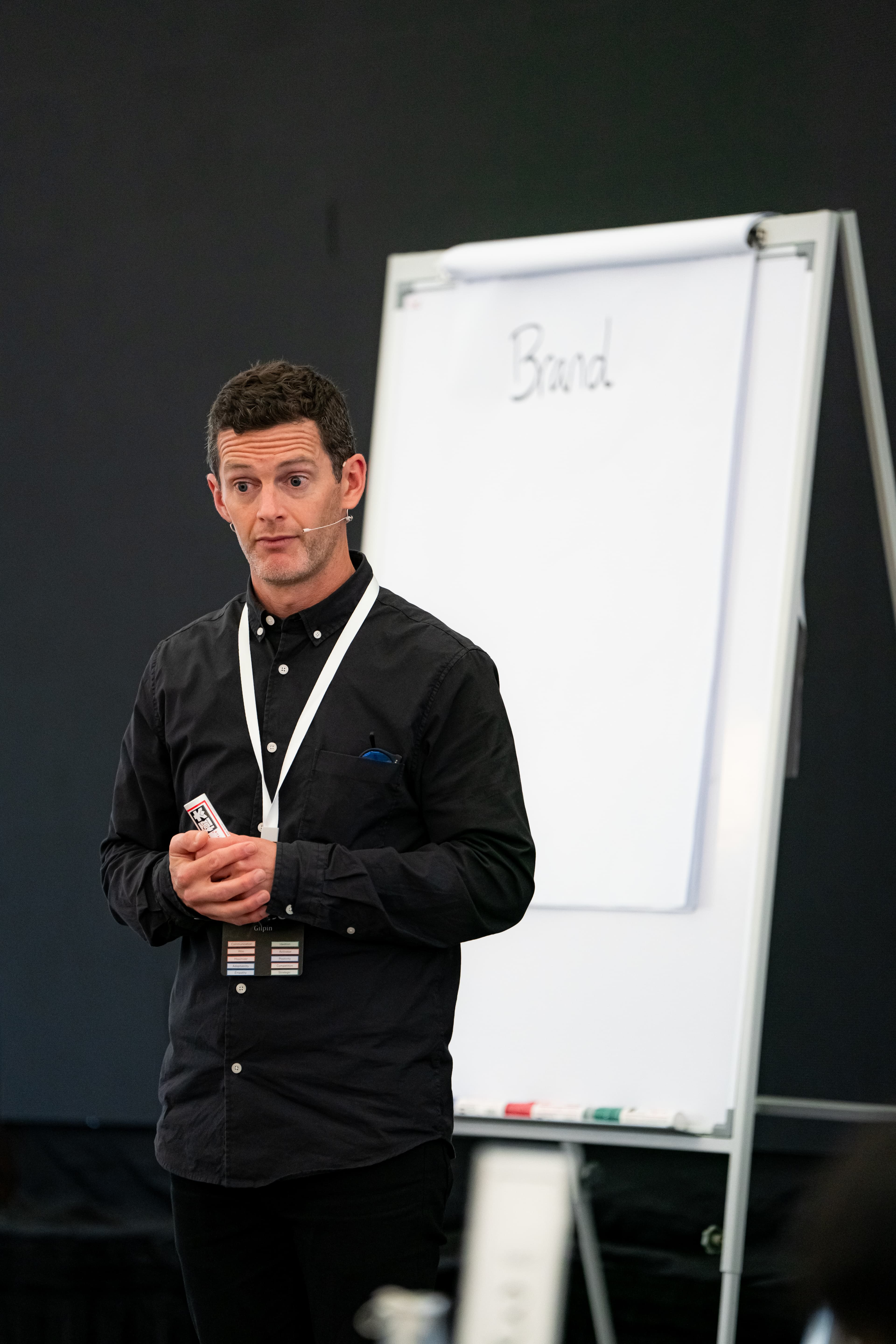 Critter Gilpin facilitating a session
